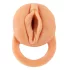 Nature Skin - capa peniana e masturbador vagina - 18cm - cor natural