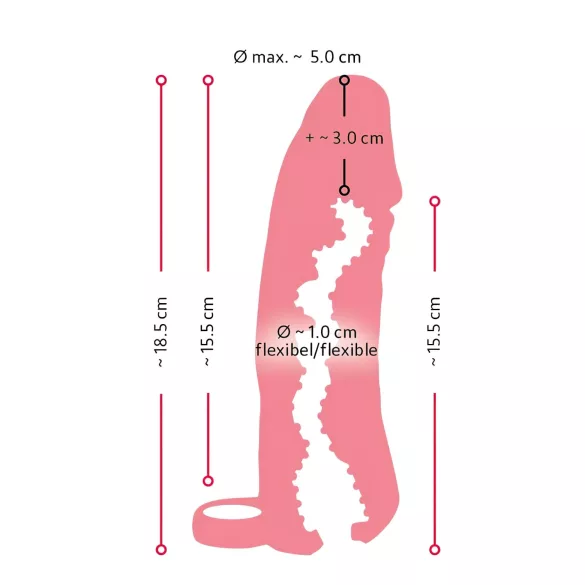 Nature Skin - capa peniana e masturbador vagina - 18cm - cor natural