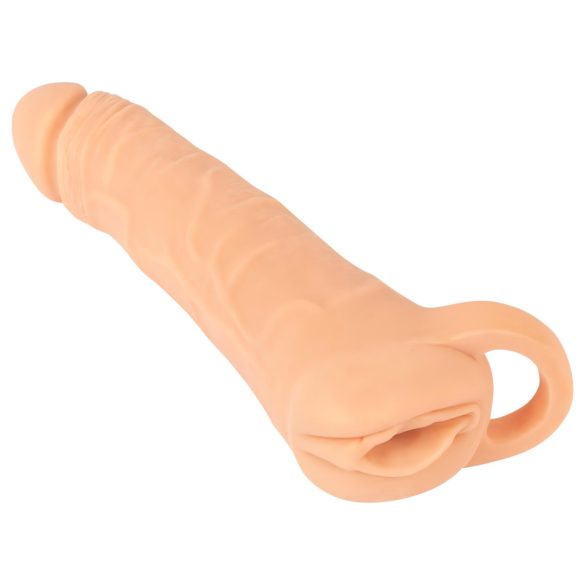 Nature Skin - 2 em 1: Vagina e Capa Peniana - 23cm (natural)
