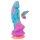 Beasty Cocks - Dildo alienígena em silicone (azul-laranja)