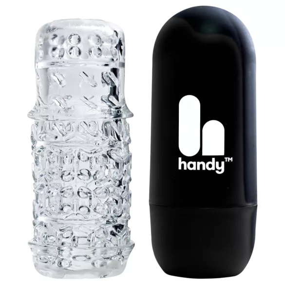 The Handy - masturbador masculino - textura TrueGrip Gen 2 - transparente