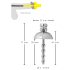 Plug Uretral de Metal - Prata