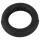 Erecto - anel peniano - silicone preto