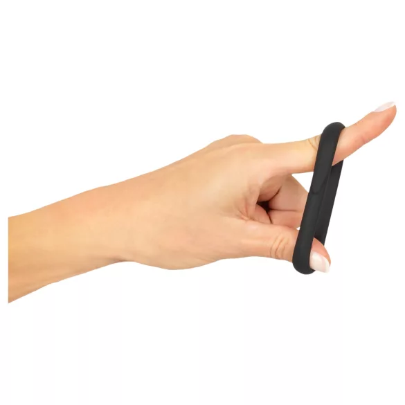 Erecto - anel peniano - silicone preto