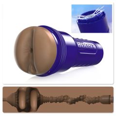 Fleshlight Boost Blast - masturbador realista marrom