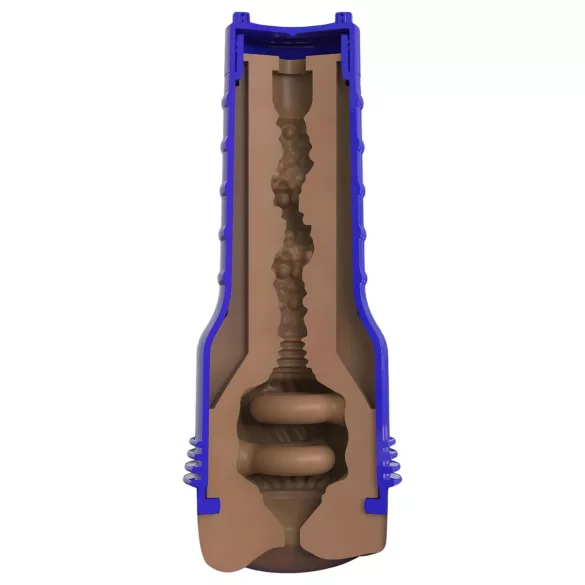 Fleshlight Boost Blast - masturbador masculino ânus realista - marrom
