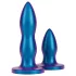 Durex Deep & Deeper - plug anal kit - 2 peças - azul