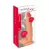 Realistixxx Real Giant - dildo realista grande com escroto - cor natural