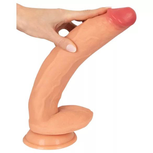 Realistixxx Real Giant - dildo realista grande com escroto - cor natural