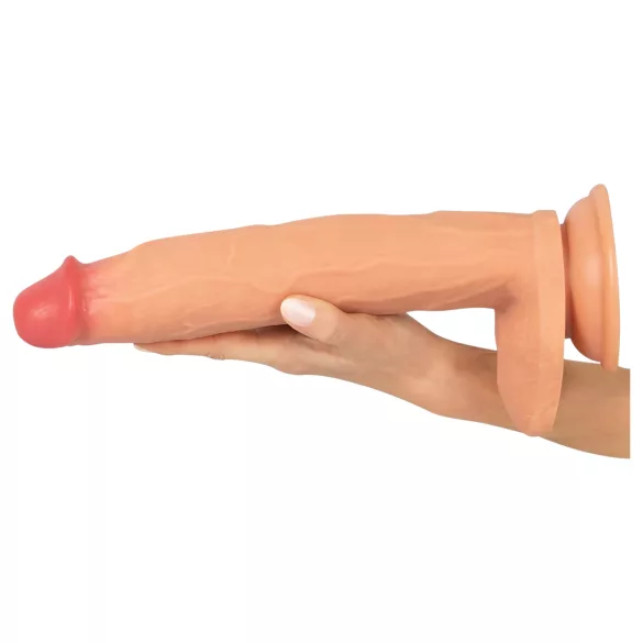 Realistixxx Real Giant - dildo realista grande com escroto - cor natural