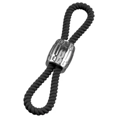   Rebel Cock Strap - laço duplo ajustável para pénis em silicone (87 g)