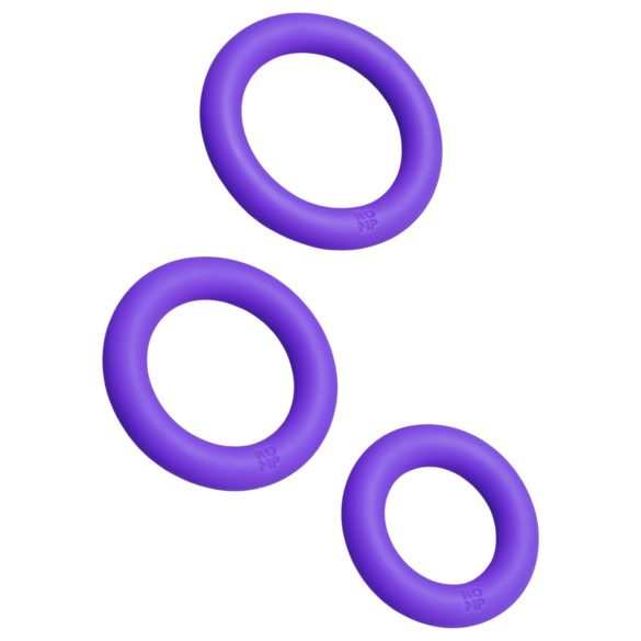 Conjunto ROMP Remix Trio - anéis penianos - 3 unid. (roxo)