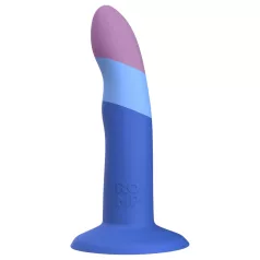 ROMP Piccolo - dildo de silicone flexível - azul e roxo