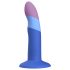 ROMP Piccolo - dildo de silicone flexível (azul-violeta)