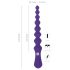 You2Toys - Dildo anal flexível e esferas (roxo)