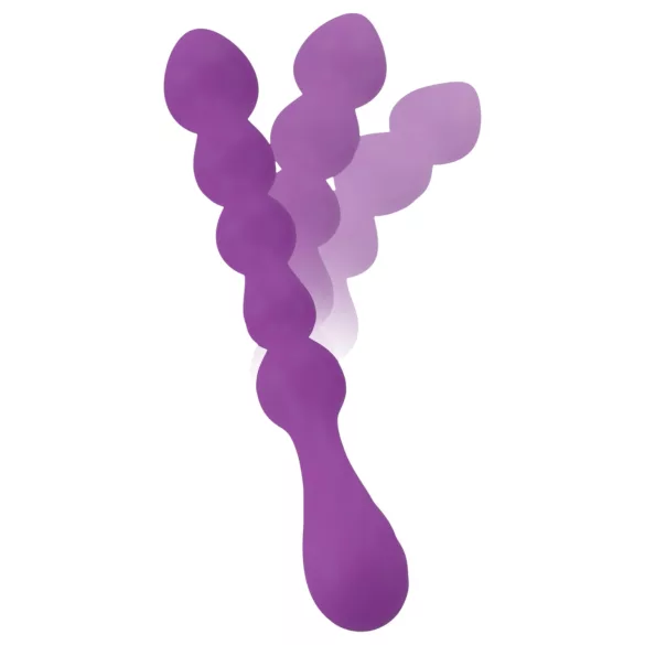 You2Toys - Dildo anal flexível com bolas - (roxo)