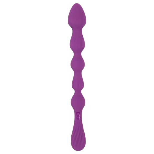 You2Toys - Dildo anal flexível com bolas - (roxo)