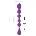 You2Toys - Dildo anal flexível com bolas - (roxo)