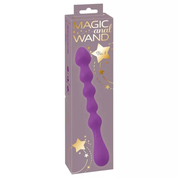 You2Toys - Dildo anal flexível com bolas - (roxo)