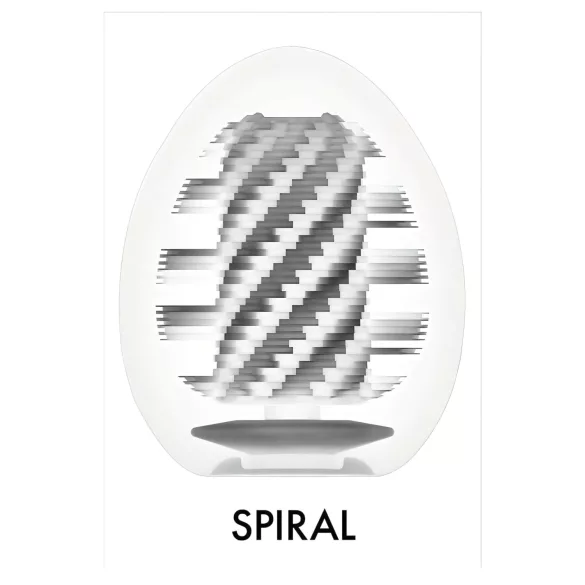 TENGA Egg Spiral Stronger - masturbador masculino ovo - kit com 6 unidades