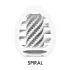 TENGA Egg Spiral Stronger - masturbador masculino ovo - kit com 6 unidades