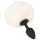 You2Toys - plug anal com cauda de coelho - silicone preto