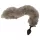 You2Toys - plug anal de silicone com cauda - cinza