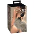You2Toys - plug anal de silicone com cauda - cinza