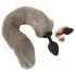 You2Toys - plug anal de silicone com cauda - cinza