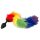 You2Toys - plug anal de silicone com cauda (arco-íris)