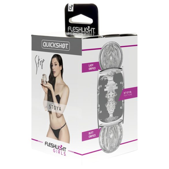 Quickshot Stoya - Masturbador Portátil Transparente