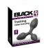 Black Velvet - plug anal triplo (preto)
