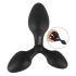 Black Velvet - plug anal triplo (preto)