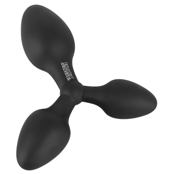 Black Velvets - plug anal triplo - silicone preto