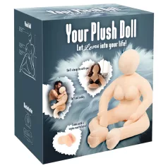 You2Toys - boneca inflável de pelúcia (natural)