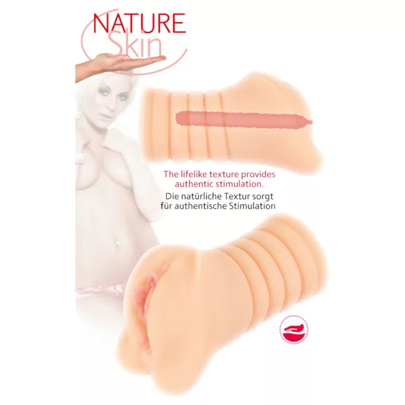 Nature Skin - masturbador vagina realista - cor natural