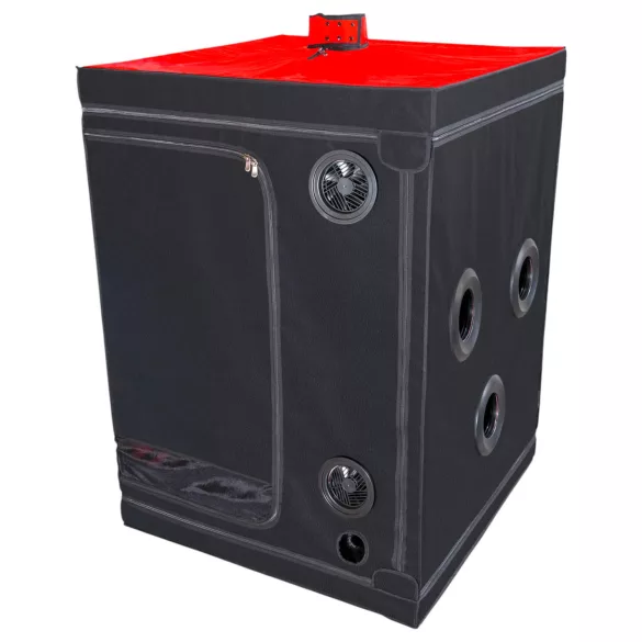 Secretdome - Cabine de sexo BDSM com aberturas (preta)