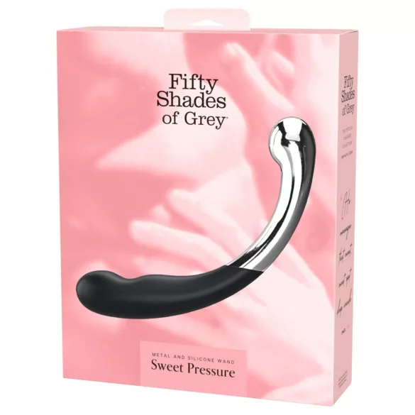 Fifty Shades of Grey - dildo duplo - silicone preto
