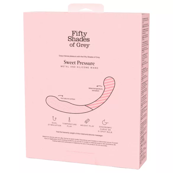Fifty Shades of Grey - dildo duplo - silicone preto