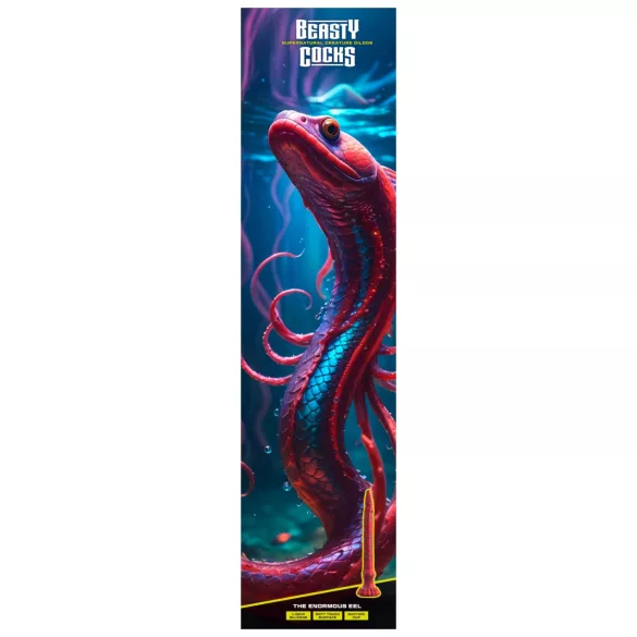 Beasty Cocks The Enormous Eel - dildo enguia gigante (vermelho)