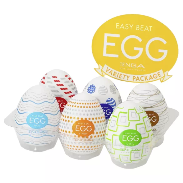 TENGA - kit masturbador masculino ovos - 6 unidades