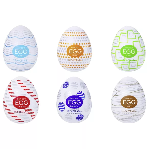 TENGA - kit masturbador masculino ovos - 6 unidades