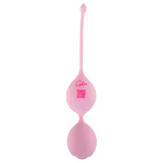Cuties - bolas chinesas de silicone com duas esferas (rosa)