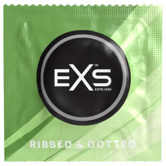 EXS - Preservativo texturizado com pontos e relevos - 12 unidades