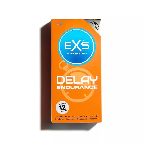 EXS - preservativo retardante - látex - caixa com 12 unidades