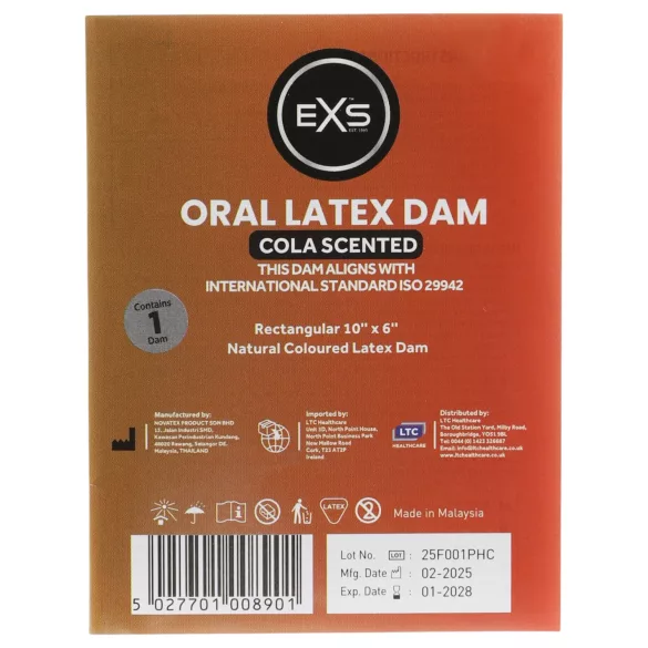 EXS - lençol oral - sabor cola