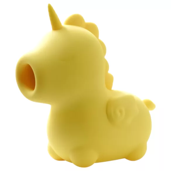 Unihorn Bean Blossom - vibrador clitóris recarregável unicórnio - amarelo