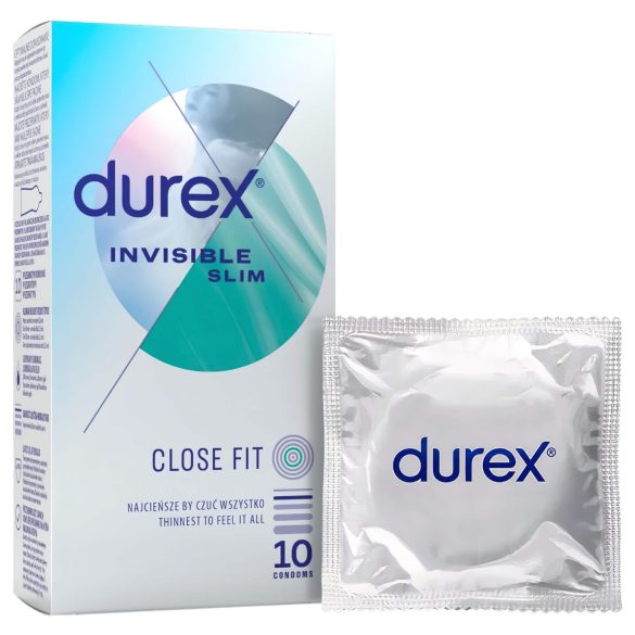 Durex Invisible Slim - camisinhas ultrafinas (10un)