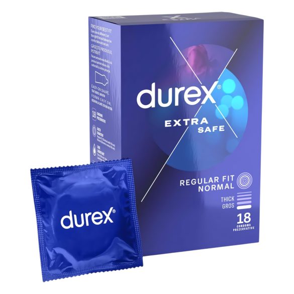 Durex Extra Safe - Preservativos Seguros (18 unidades)