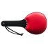 Rouge - palmatória de couro genuíno, lado duro e macio (vermelho)